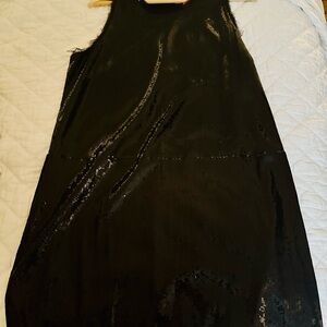 Joe Fresh Black Sequin Mini Dress